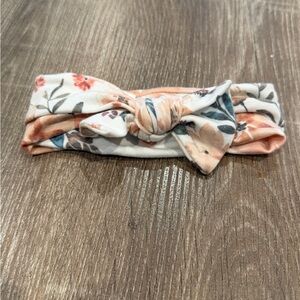 Copper Pearl Floral Knot Headband for Kids